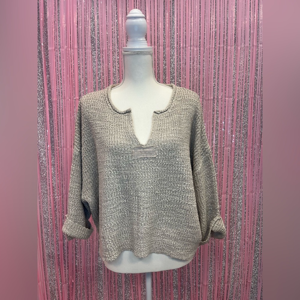 Zenana Cream Sweater